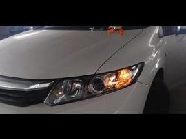 วิธีเปลี่ยนหลอดไฟหรี่หน้า Honda Civic FB